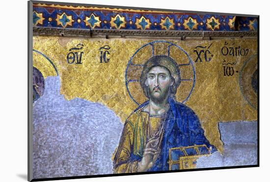 Mosaic of Jesus Christ-Neil Farrin-Mounted Photographic Print