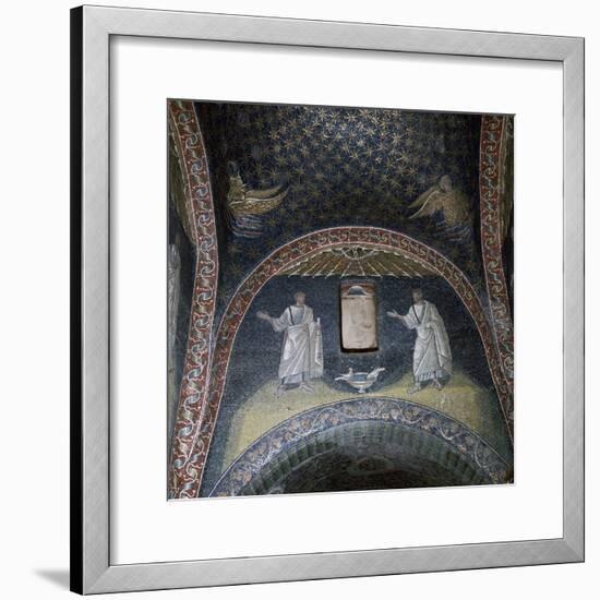 Mosaic of St Paul and St Peter in the Mausoleum of Galla Placidia, 5th century-Unknown-Framed Giclee Print