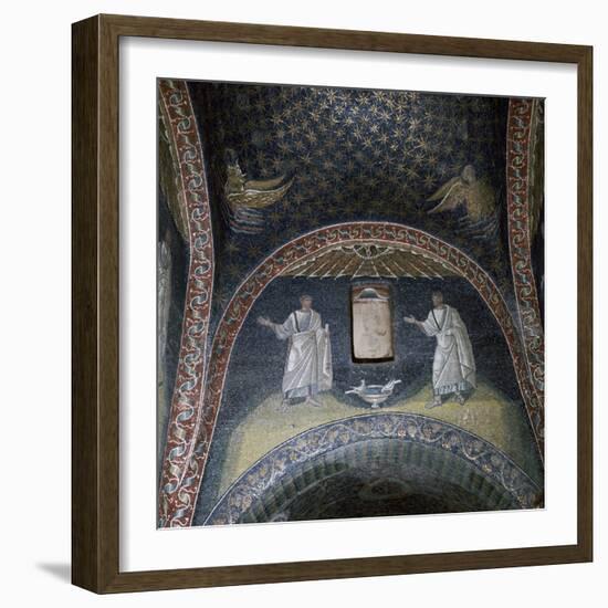 Mosaic of St Paul and St Peter in the Mausoleum of Galla Placidia, 5th century-Unknown-Framed Giclee Print