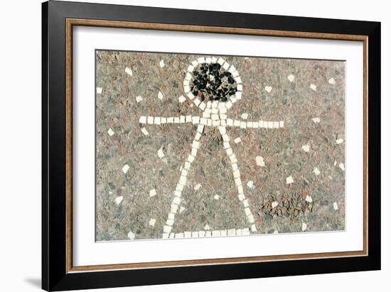 Mosaic of Tanit, Cartaginian, 3rd Century Bc-null-Framed Giclee Print