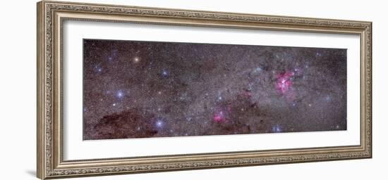 Mosaic of the Carina Nebula and Crux Area in the Southern Sky-null-Framed Photographic Print