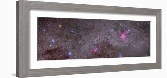 Mosaic of the Carina Nebula and Crux Area in the Southern Sky-null-Framed Photographic Print