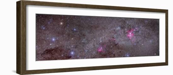 Mosaic of the Carina Nebula and Crux Area in the Southern Sky-null-Framed Photographic Print