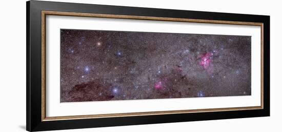 Mosaic of the Carina Nebula and Crux Area in the Southern Sky-null-Framed Photographic Print