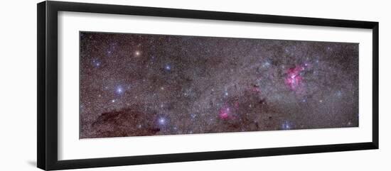 Mosaic of the Carina Nebula and Crux Area in the Southern Sky-null-Framed Photographic Print