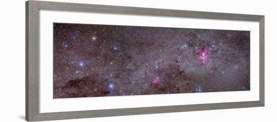 Mosaic of the Carina Nebula and Crux Area in the Southern Sky-null-Framed Photographic Print