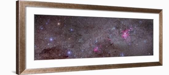 Mosaic of the Carina Nebula and Crux Area in the Southern Sky-null-Framed Photographic Print