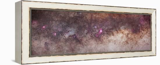 Mosaic of the Constellations Scorpius and Sagittarius in the Southern Milky Way-null-Framed Premier Image Canvas