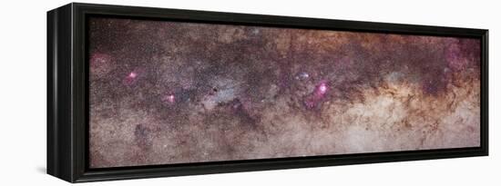 Mosaic of the Constellations Scorpius and Sagittarius in the Southern Milky Way-null-Framed Premier Image Canvas