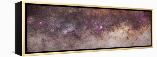 Mosaic of the Constellations Scorpius and Sagittarius in the Southern Milky Way-null-Framed Premier Image Canvas