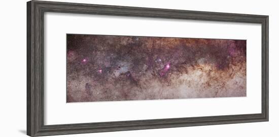 Mosaic of the Constellations Scorpius and Sagittarius in the Southern Milky Way-null-Framed Photographic Print