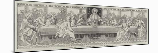 Mosaic of The Lord's Supper, the New Reredos in Westminster Abbey-null-Mounted Giclee Print