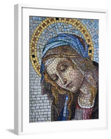 Mosaic of the Virgin Mary, Milano Monumental Cemetery, Milan, Lombardy,  Italy, Europe' Photographic Print - Godong | Art.com