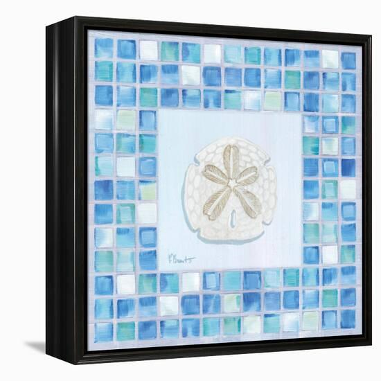 Mosaic Sanddollar-Paul Brent-Framed Stretched Canvas