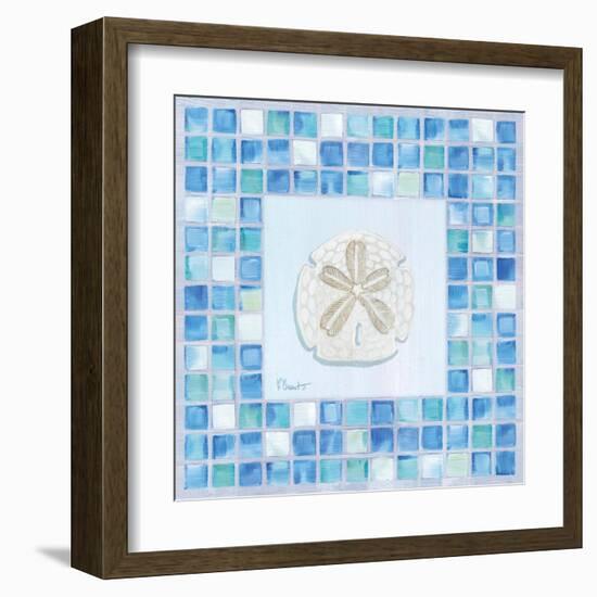 Mosaic Sanddollar-Paul Brent-Framed Art Print