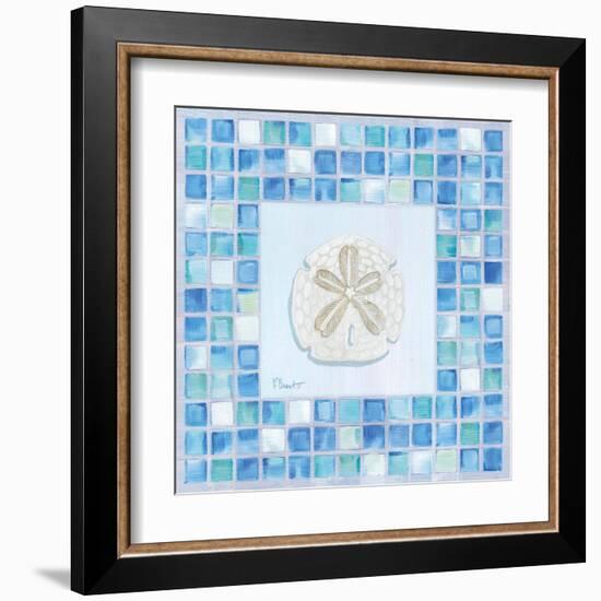 Mosaic Sanddollar-Paul Brent-Framed Art Print