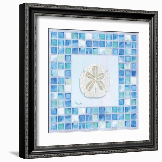 Mosaic Sanddollar-Paul Brent-Framed Art Print