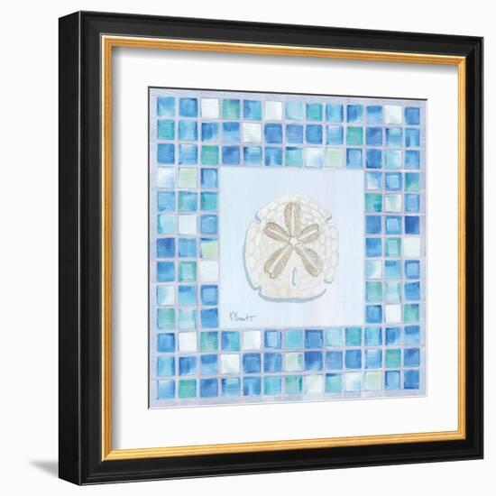 Mosaic Sanddollar-Paul Brent-Framed Art Print