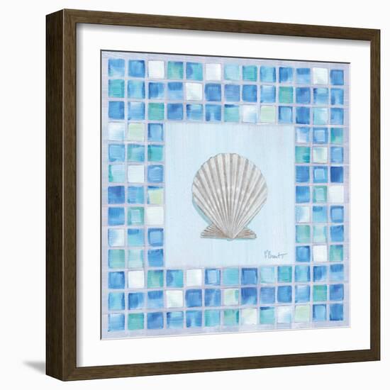 Mosaic Scallop-Paul Brent-Framed Art Print