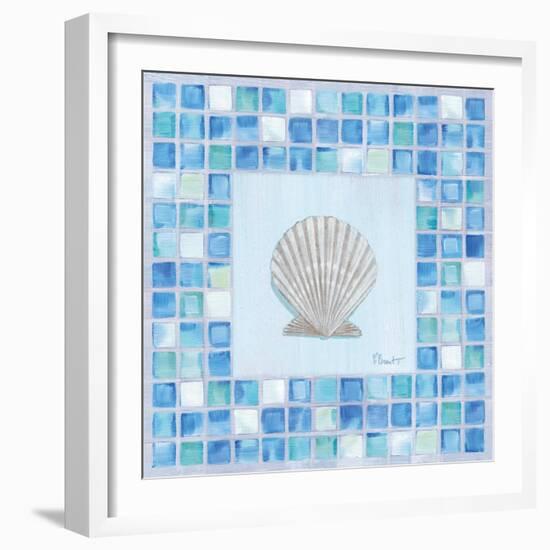 Mosaic Scallop-Paul Brent-Framed Art Print