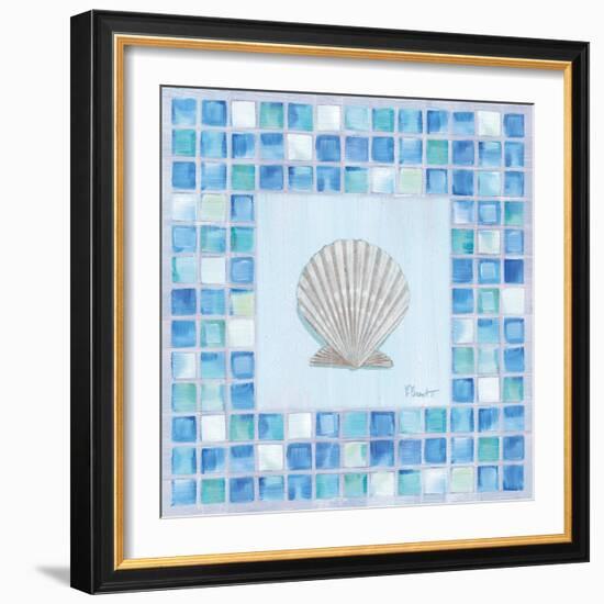 Mosaic Scallop-Paul Brent-Framed Art Print