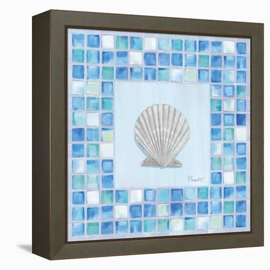 Mosaic Scallop-Paul Brent-Framed Stretched Canvas