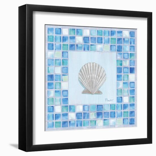 Mosaic Scallop-Paul Brent-Framed Art Print