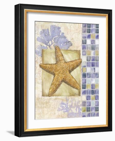 Mosaic Shell Collage II-Paul Brent-Framed Art Print