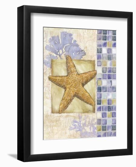 Mosaic Shell Collage II-Paul Brent-Framed Art Print