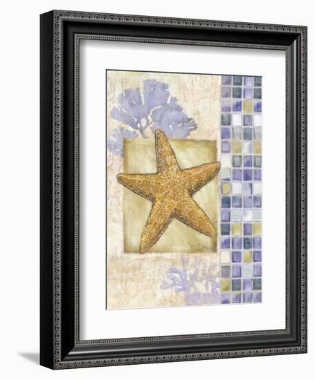 Mosaic Shell Collage II-Paul Brent-Framed Art Print