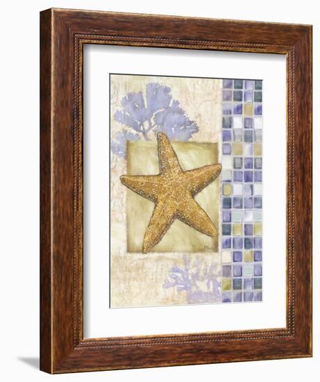 Mosaic Shell Collage II-Paul Brent-Framed Premium Giclee Print