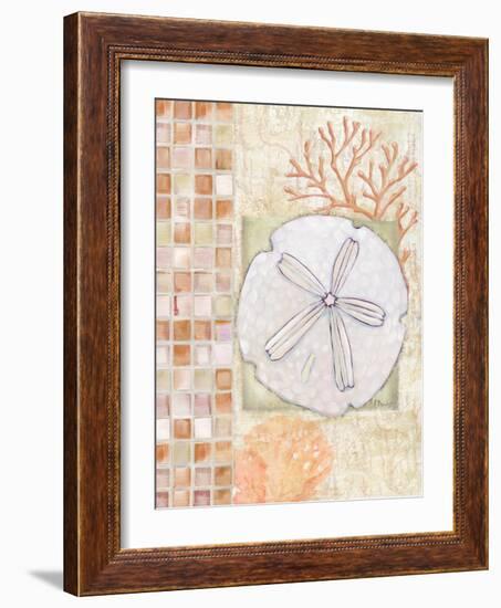 Mosaic Shell Collage IV-Paul Brent-Framed Art Print