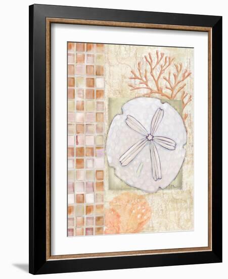 Mosaic Shell Collage IV-Paul Brent-Framed Art Print