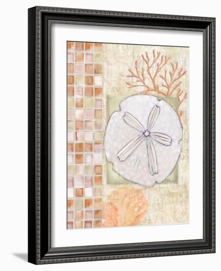 Mosaic Shell Collage IV-Paul Brent-Framed Art Print