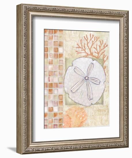 Mosaic Shell Collage IV-Paul Brent-Framed Art Print