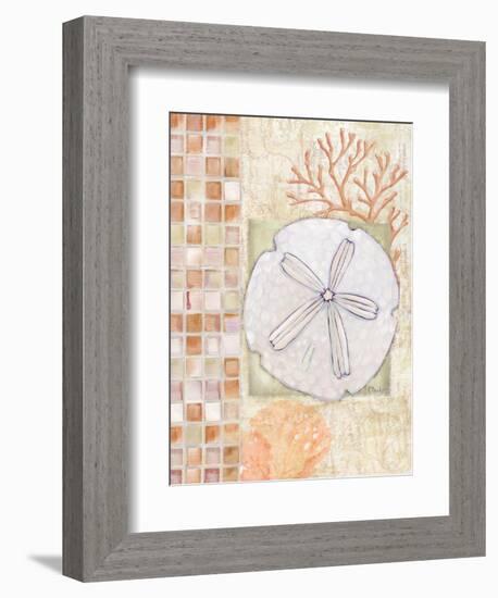 Mosaic Shell Collage IV-Paul Brent-Framed Art Print