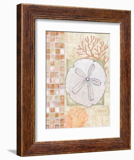 Mosaic Shell Collage IV-Paul Brent-Framed Art Print