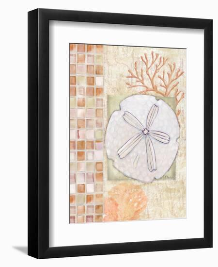 Mosaic Shell Collage IV-Paul Brent-Framed Art Print