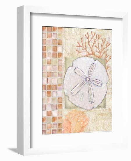 Mosaic Shell Collage IV-Paul Brent-Framed Art Print