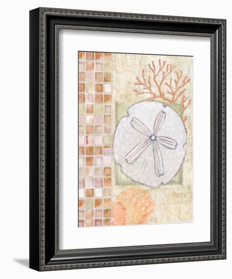 Mosaic Shell Collage IV-Paul Brent-Framed Art Print