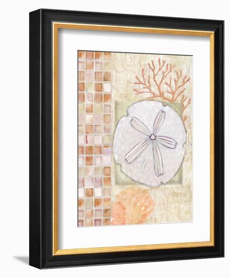 Mosaic Shell Collage IV-Paul Brent-Framed Art Print