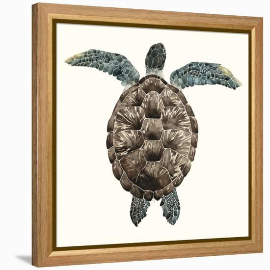 Mosaic Turtle I-Grace Popp-Framed Stretched Canvas