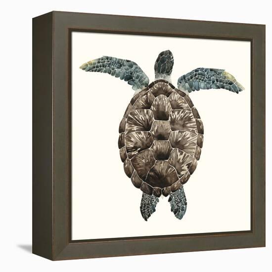 Mosaic Turtle I-Grace Popp-Framed Stretched Canvas