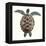 Mosaic Turtle I-Grace Popp-Framed Stretched Canvas