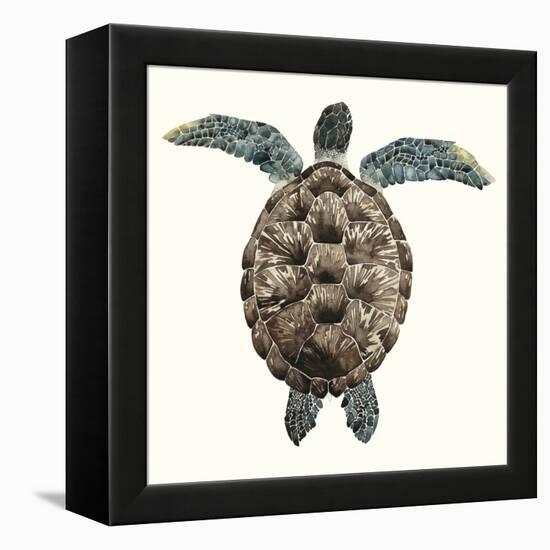 Mosaic Turtle I-Grace Popp-Framed Stretched Canvas