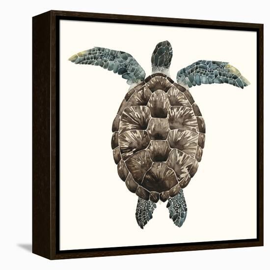 Mosaic Turtle I-Grace Popp-Framed Stretched Canvas