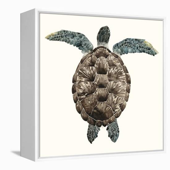 Mosaic Turtle I-Grace Popp-Framed Stretched Canvas