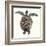 Mosaic Turtle I-Grace Popp-Framed Art Print