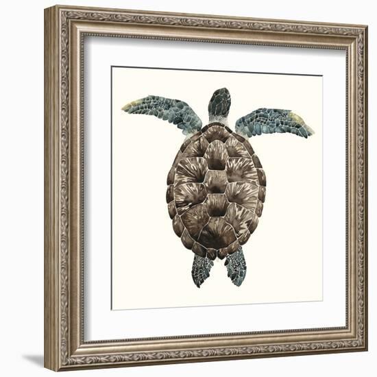 Mosaic Turtle I-Grace Popp-Framed Art Print