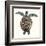 Mosaic Turtle I-Grace Popp-Framed Art Print